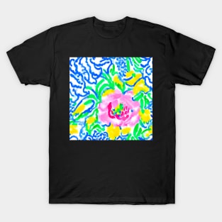 Preppy florals seamless pattern T-Shirt